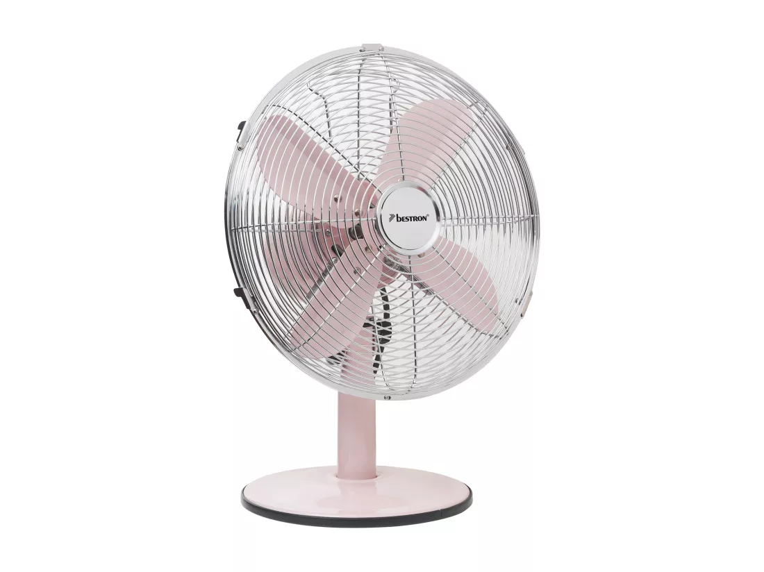 Bestron Ventilateur de table 35w 35cm rose - dft35r