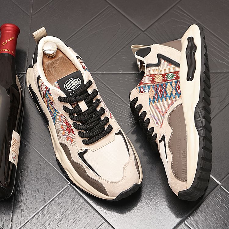 Mr Ozera - Patchwork veterschoenen