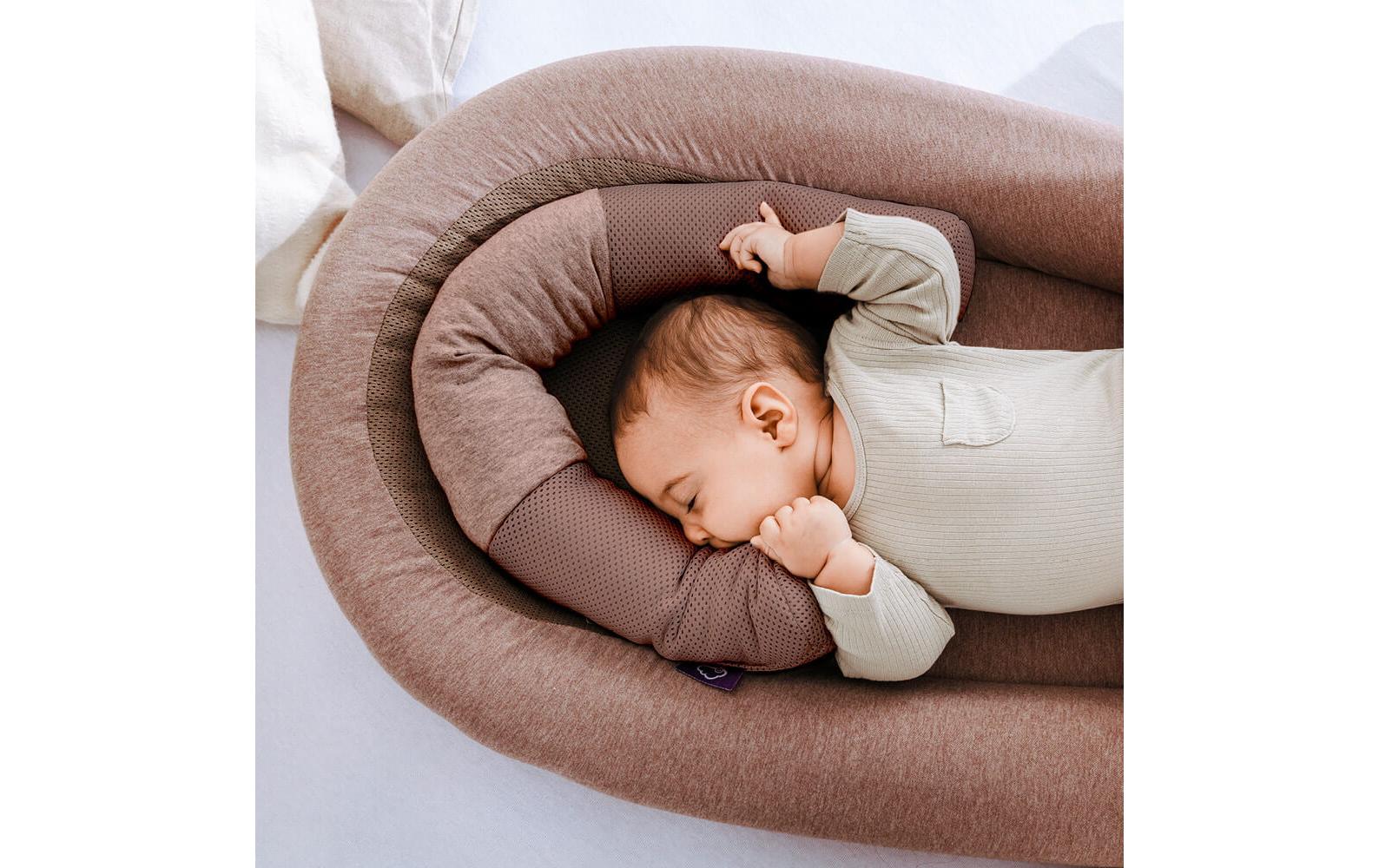 Babynestverkleinerung Air 80 cm KastanieLiegeflächenverkleinerung für das Babynest Home Air