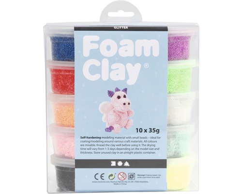 Foam Clay® assortiment 2, 10x35 g