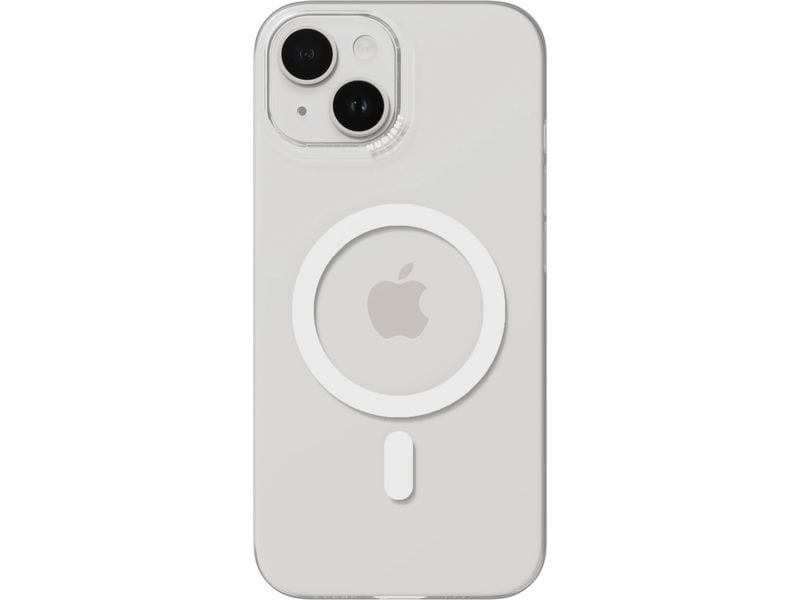 Nudient Back Cover Thin MagSafe iPhone 15 Transparent Back-Cover für das Apple iPhone 15