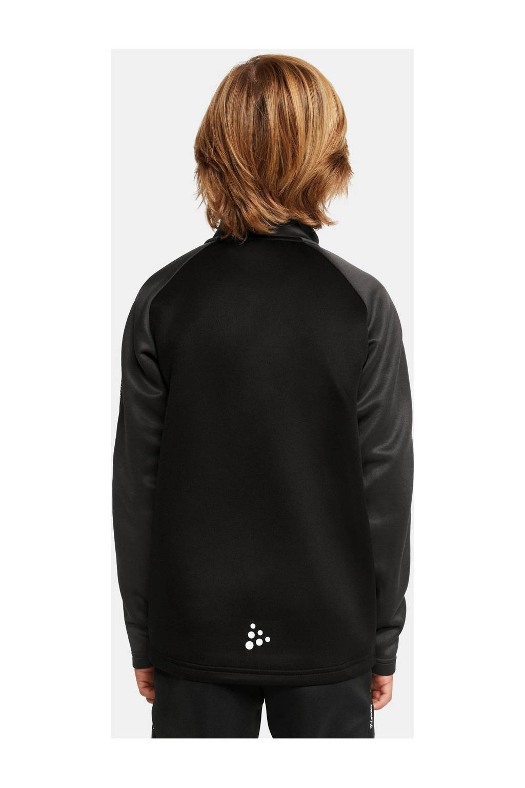 Craft junior voetbalshirt zwart/antraciet