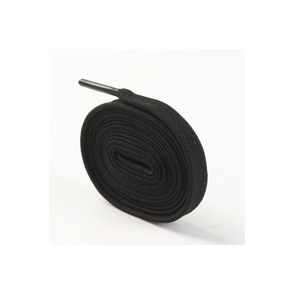 4 par dobbeltlags skolisser, 1,4 meter hver Sort