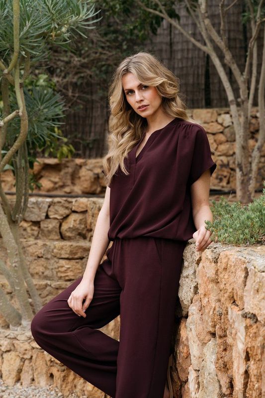 Nelly - PA-Aubergine - Broek