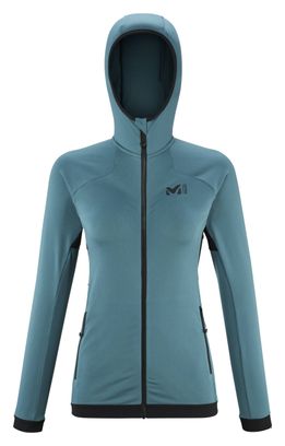 Polaire Femme Millet Seneca Hybrid Hoodie Bleu