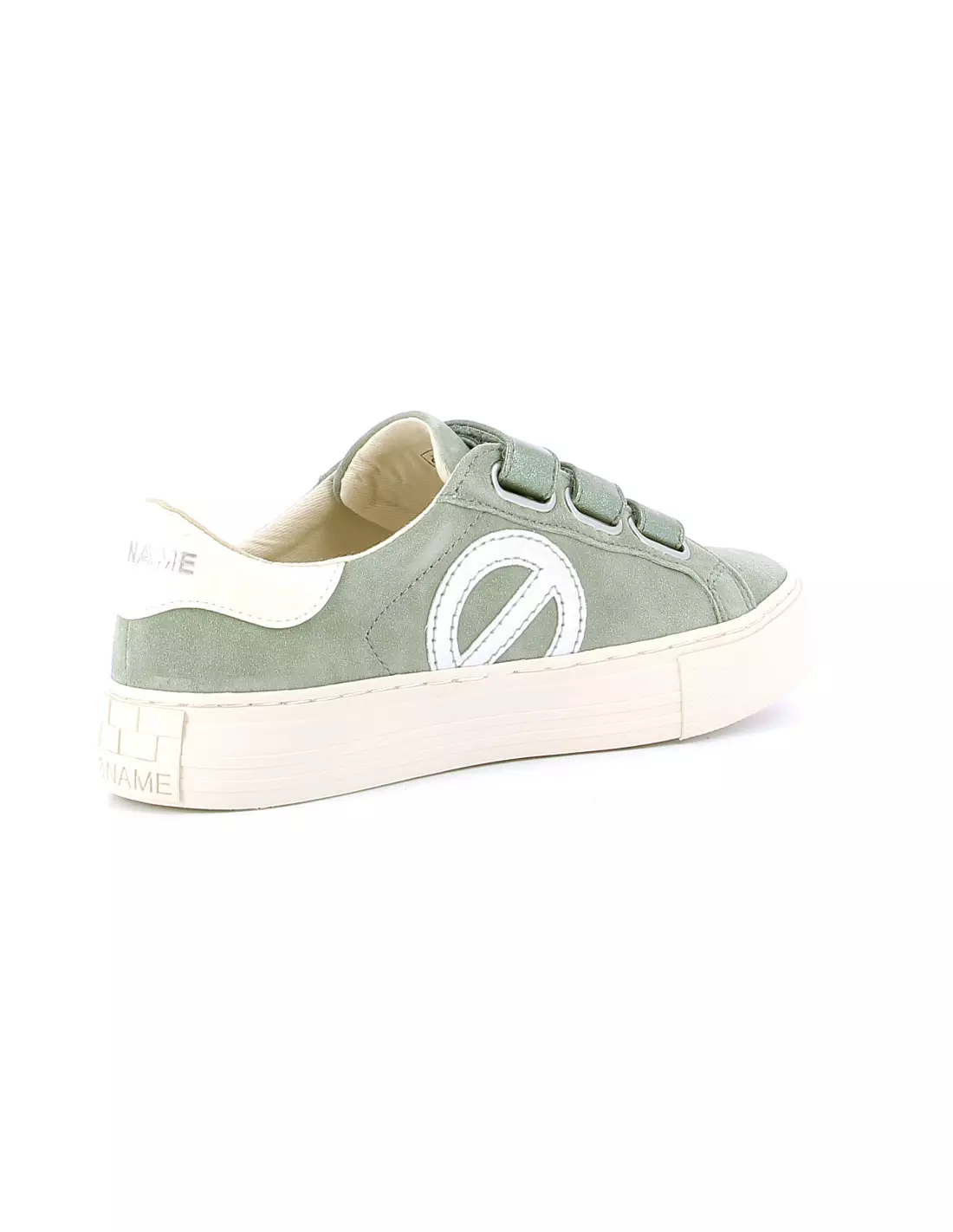 NO NAME ARCADE STRAPS SIDE - Baskets TILLEUL/GREEN