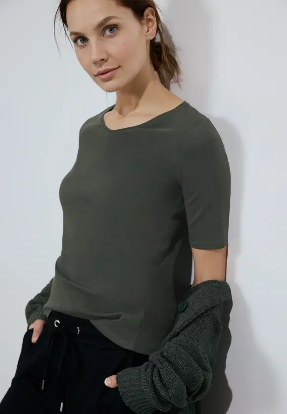 Basic T-Shirt - strong khaki