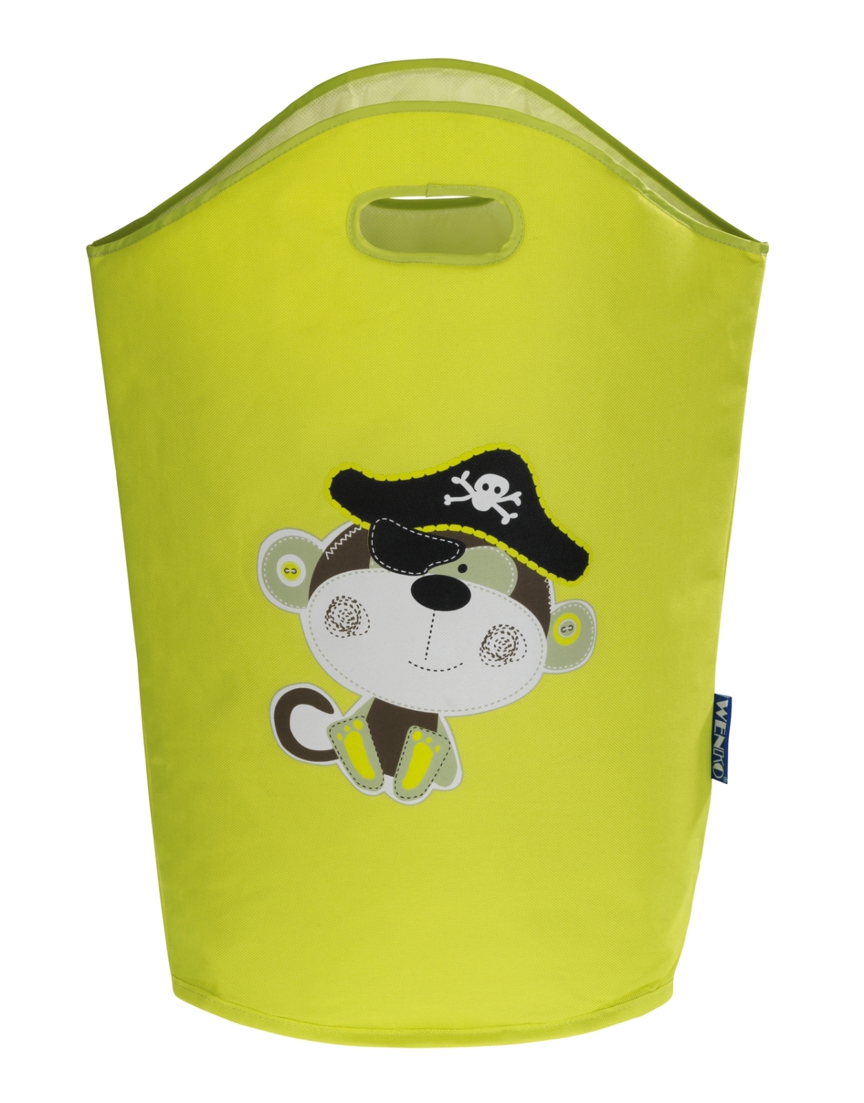 WENKO Wäschesammler KIDS ANTON - grün - 24 Liter