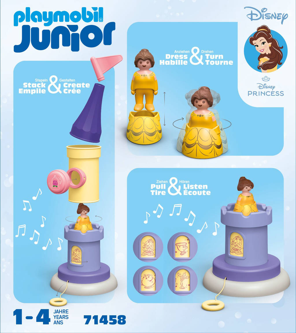 Belle's speeltoren met melodie