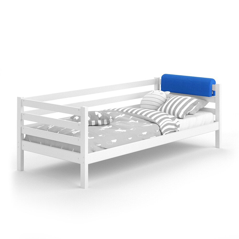 Vitalispa Bettkantenschutz Bettumrandung Kinderbett Kantenschutz blau Babybett