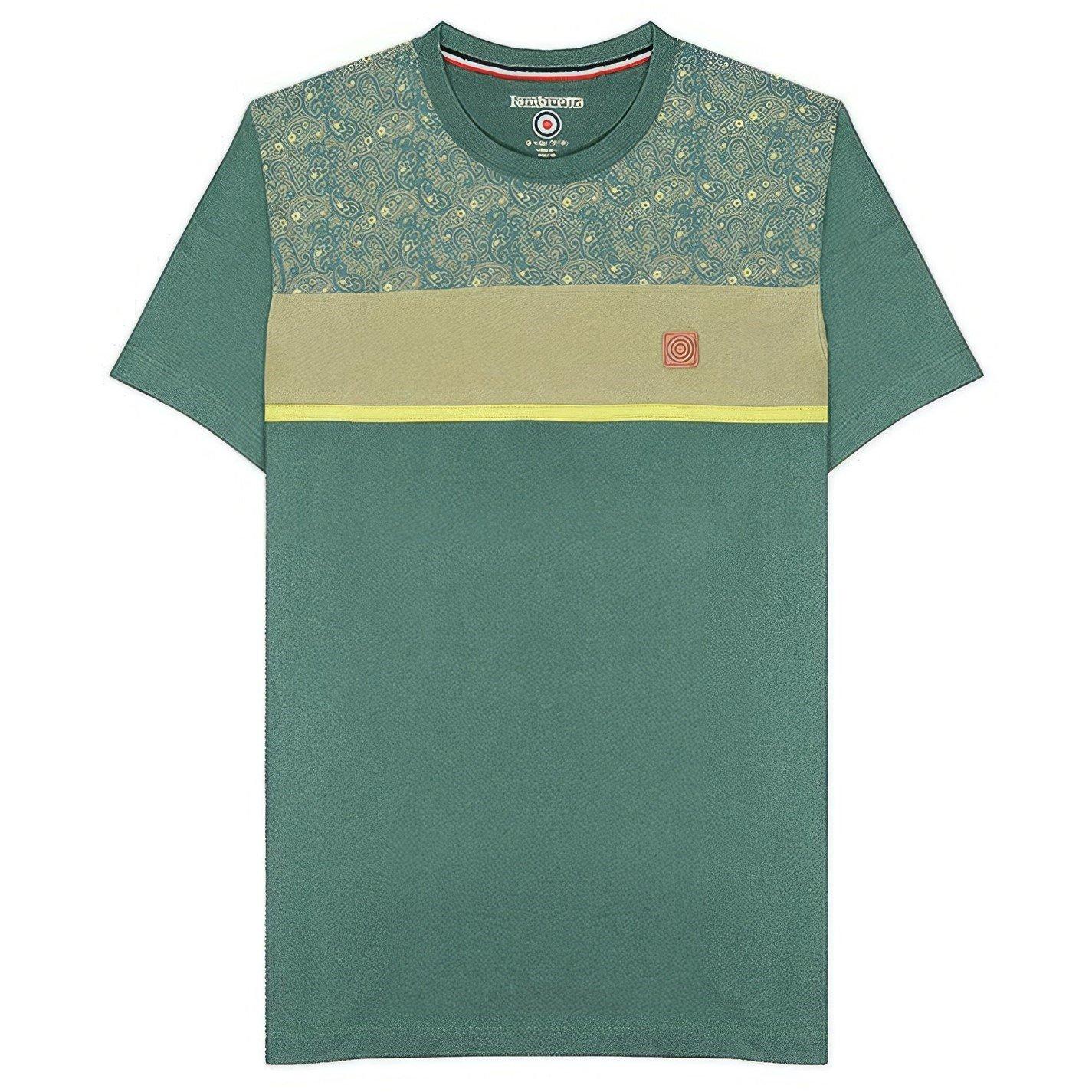Lambretta Paisley Panel Tee