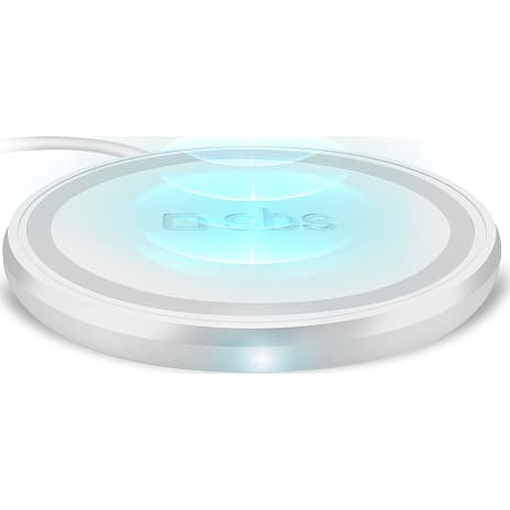 SBS trådløs 15W Qi opladerplade - hvid