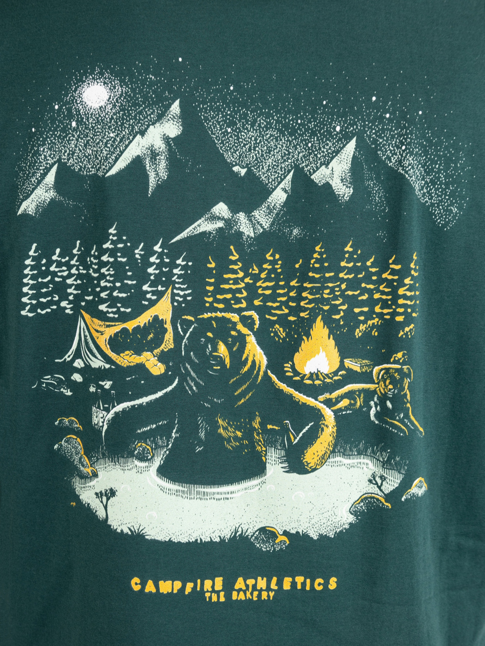 The Bakery Athletics T-Shirt lazed green