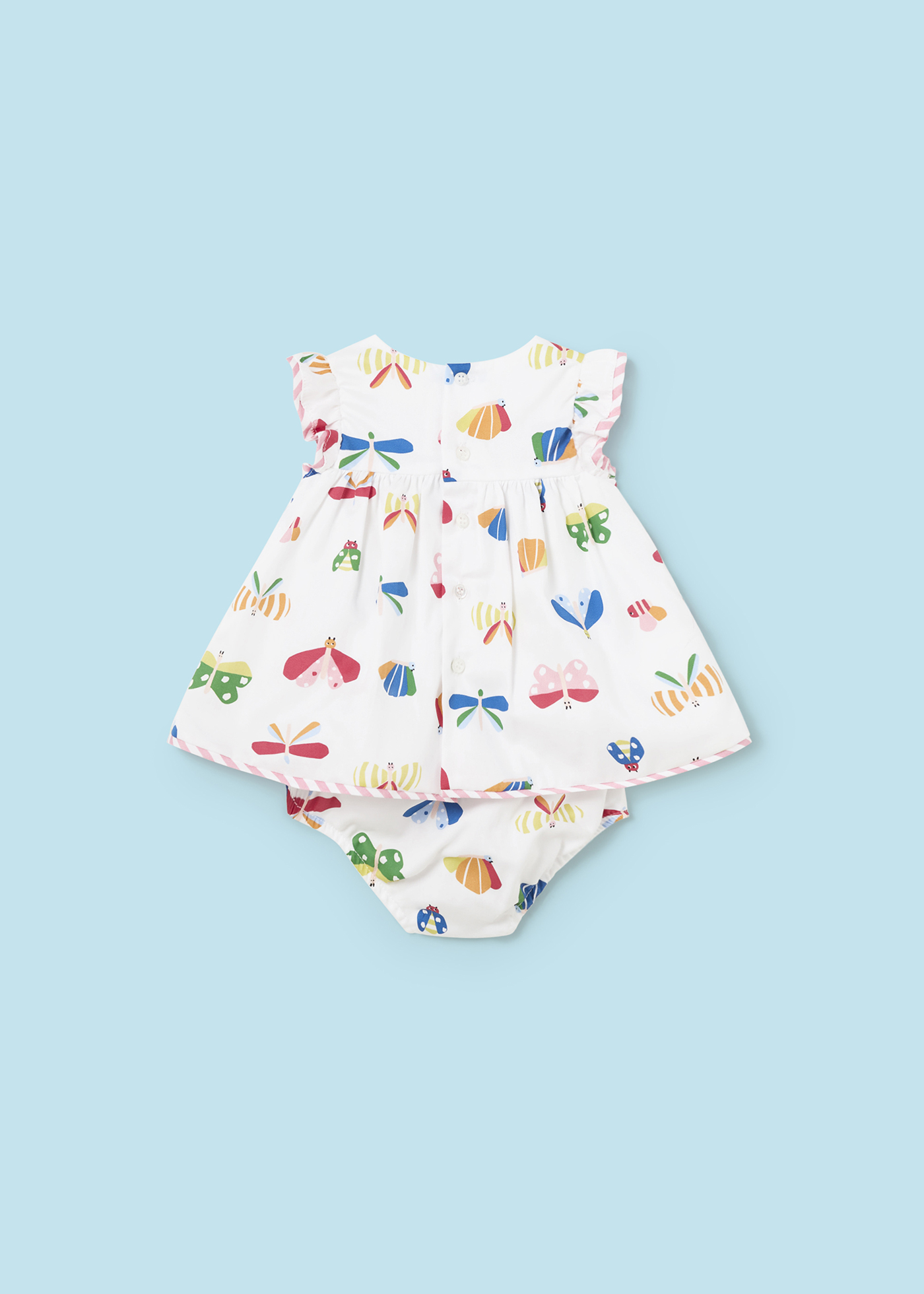 Vestido de cetim rosa bebê com capa para fralda para recém-nascidos