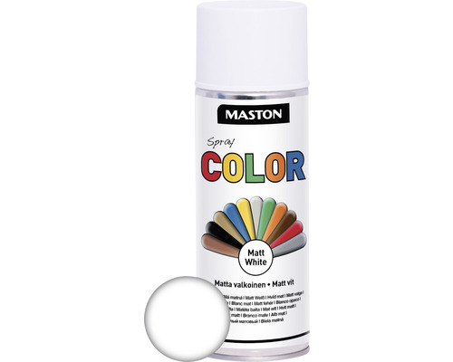 Spuitverf Maston Color mat wit 400 ml