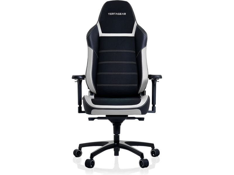 Vertagear Gaming-Stuhl PL6800 Schwarz/Weiss Gaming-Computerstuhl mit 181 kg Belastbarkeit