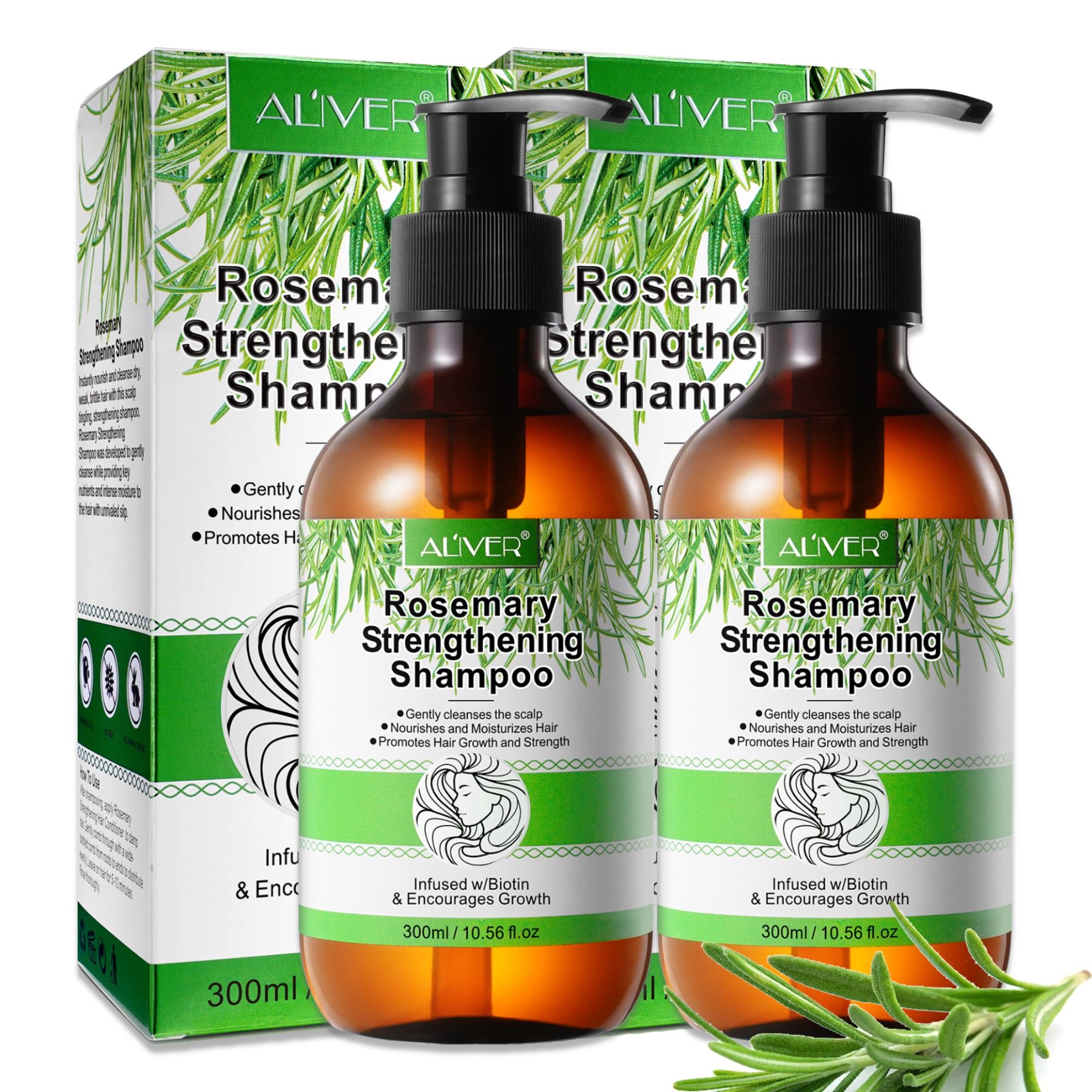 ALIVER Haarshampoo Rosmarinöl für Haarpflege