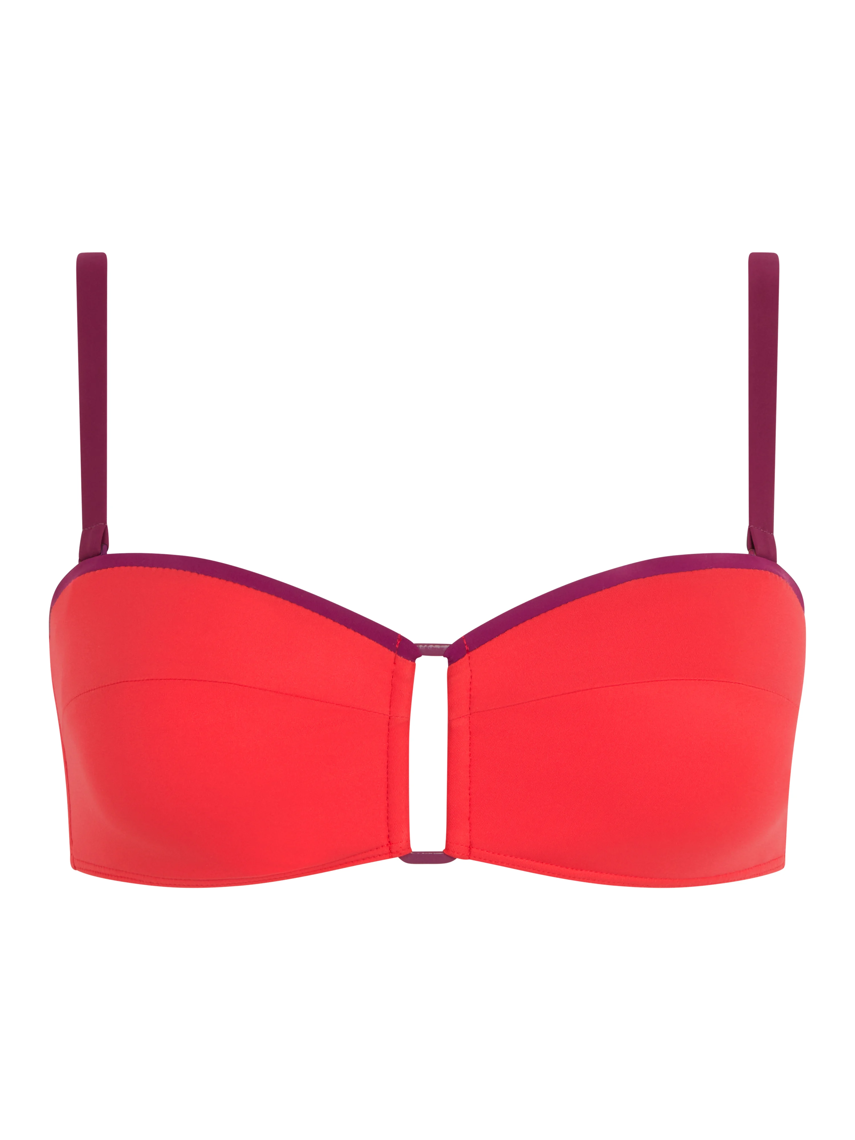 AUTHENTIC - Haut de maillot de bain sans armature bandeau bretelles amovibles | Multicolore