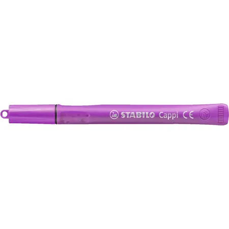 Filzstift mit Kappenring - STABILO Cappi - ARTY - 18er Pack - mit 18 verschiedenen Farben