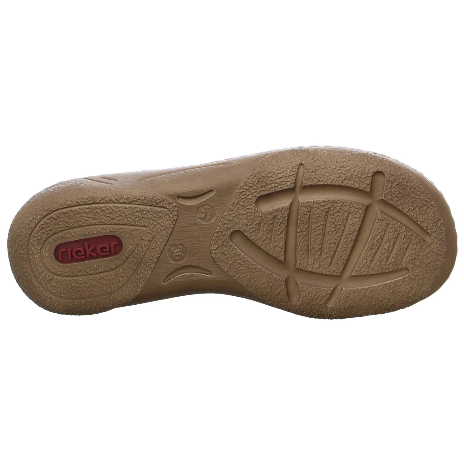 RIEKER Sandalette Schwarz Lederimitat
