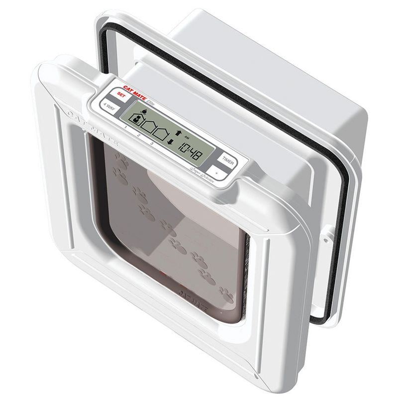 Chatière Cat Mate Elite à micropuce avec fonction de temporisation