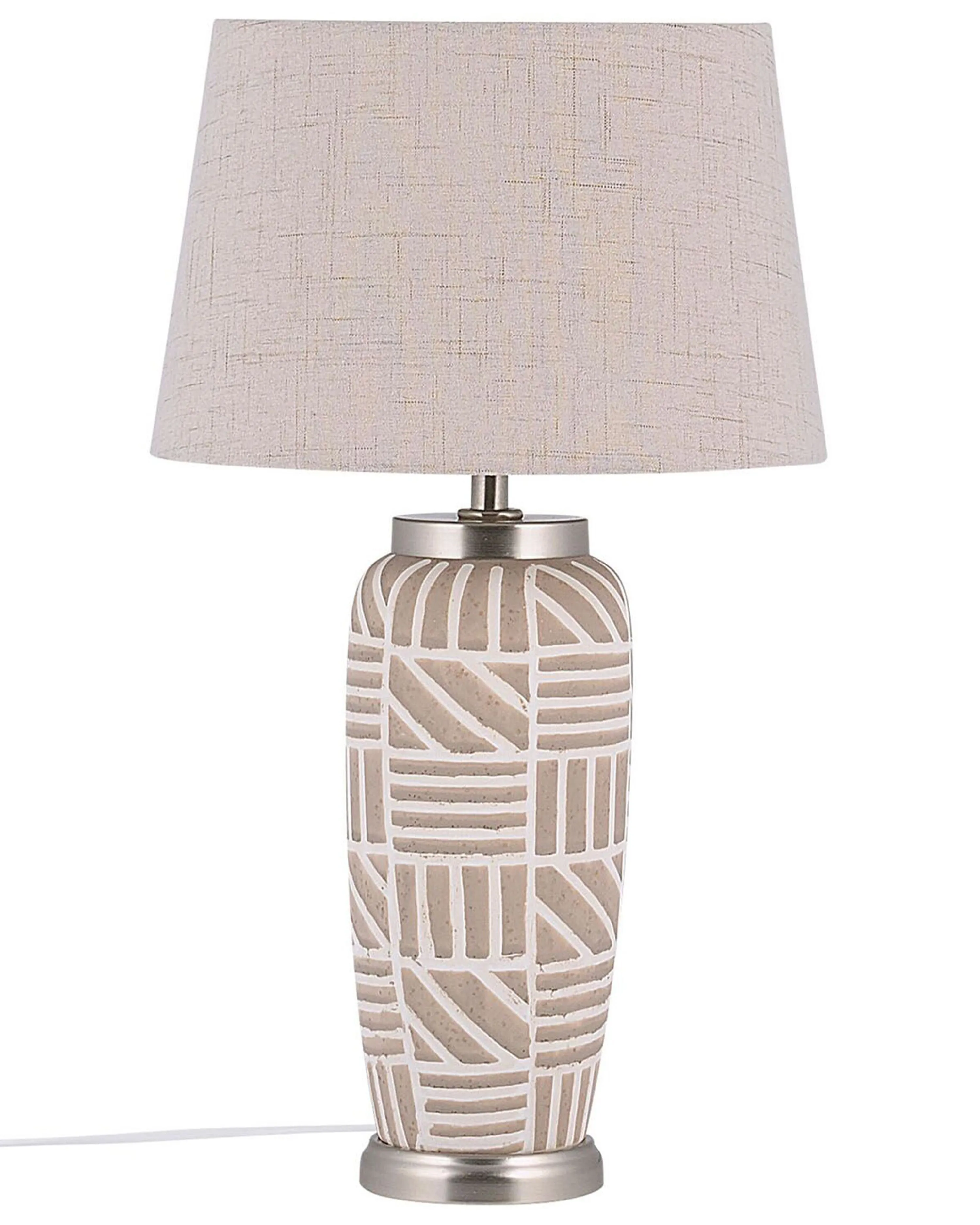 Tafellamp TRAISEN Keramiek Beige
