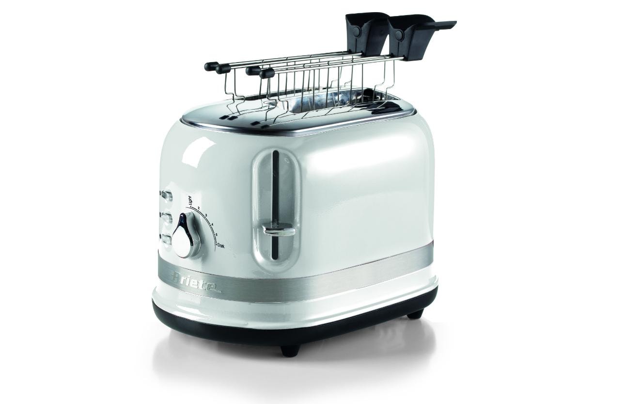 Toaster MODERNA WeissKlassischer Toaster mit Klemmen