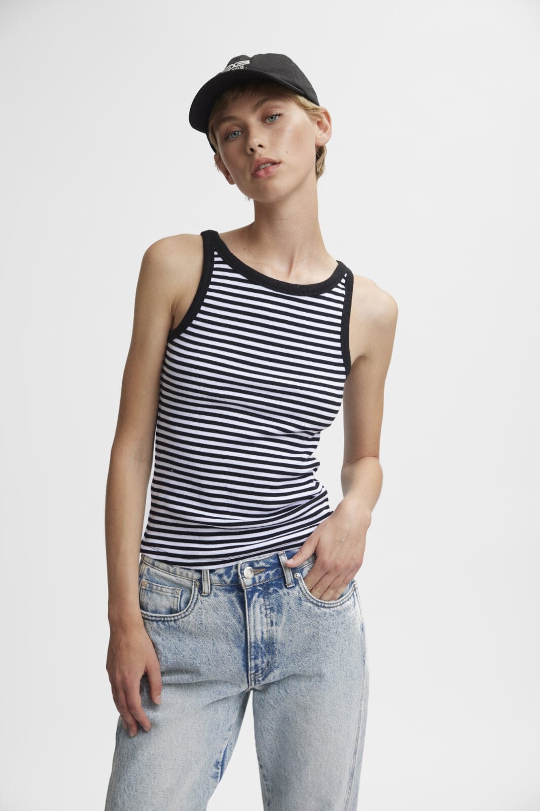 Gestuz DrewGZ sl reversible stripe top NOOS