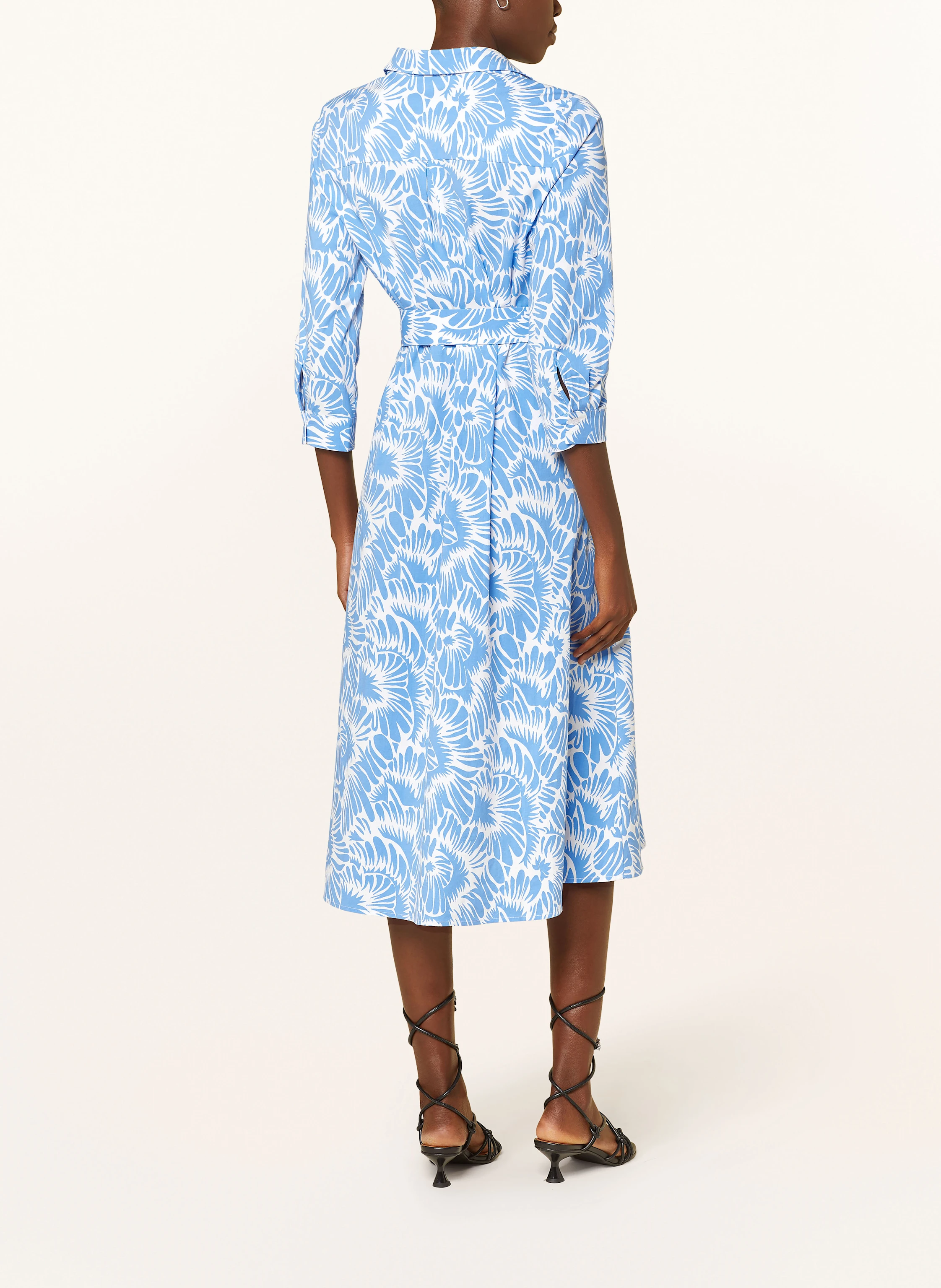 MORE & MORE Hemdblusenkleid mit 3/4-Arm