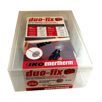 Iko enertherm bevestigingsset PIR isolatieplaten 12 cm (25 stuks)