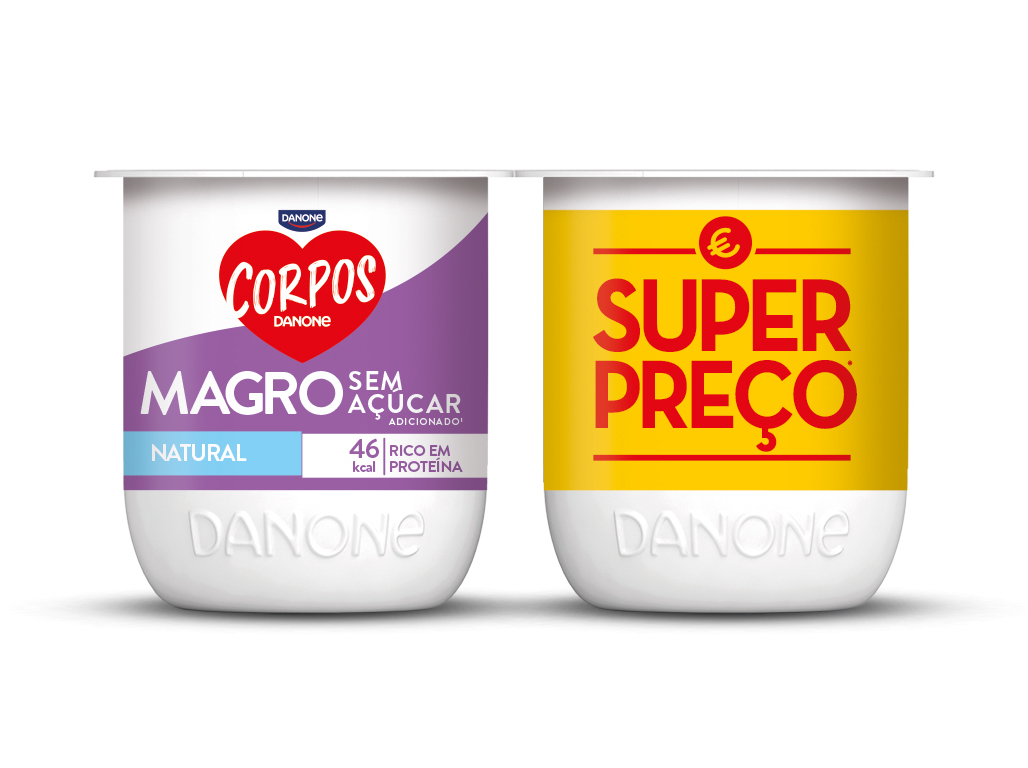 IOGURTE CORPOS DANONE NATURAL 4X120G