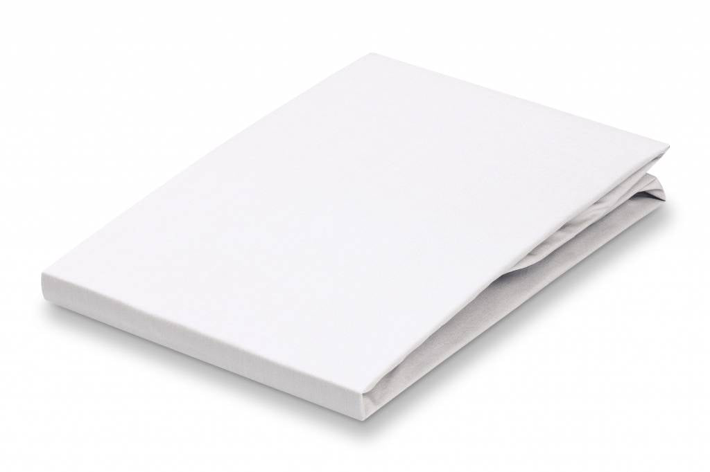 Satin Soft Hoeslaken White | 180 x 210 cm | Wit | Satijnkatoen