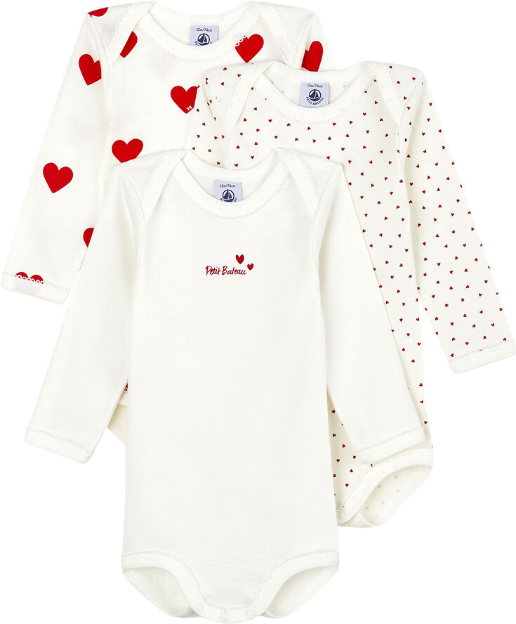 Petit Bateau 3 BODIES US ML varian18M Variante 1