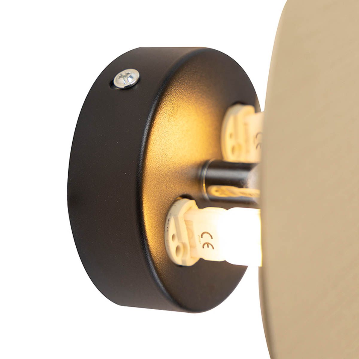 Design wandlamp goud kantelbaar - Pulley