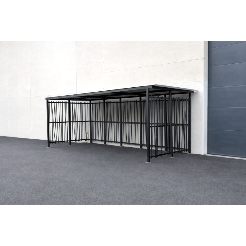 Abri ouvert 2 x 5 m Modèle bambou