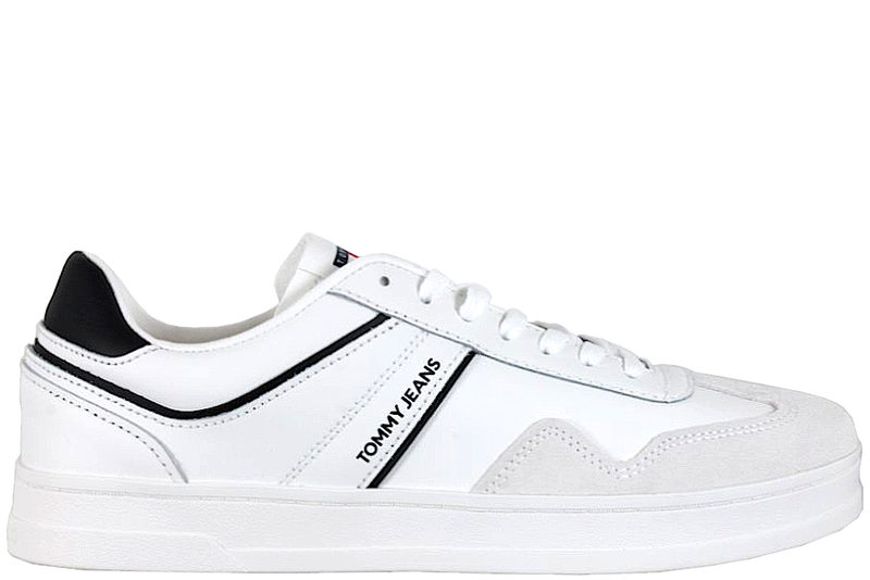 TOMMY HILFIGER - THE GREENWICH LEATHER WHITE SNEAKER