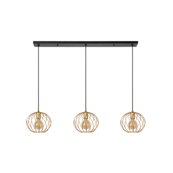 Lucide hanglamp Danza mat goud 130x25 cm (lxb)