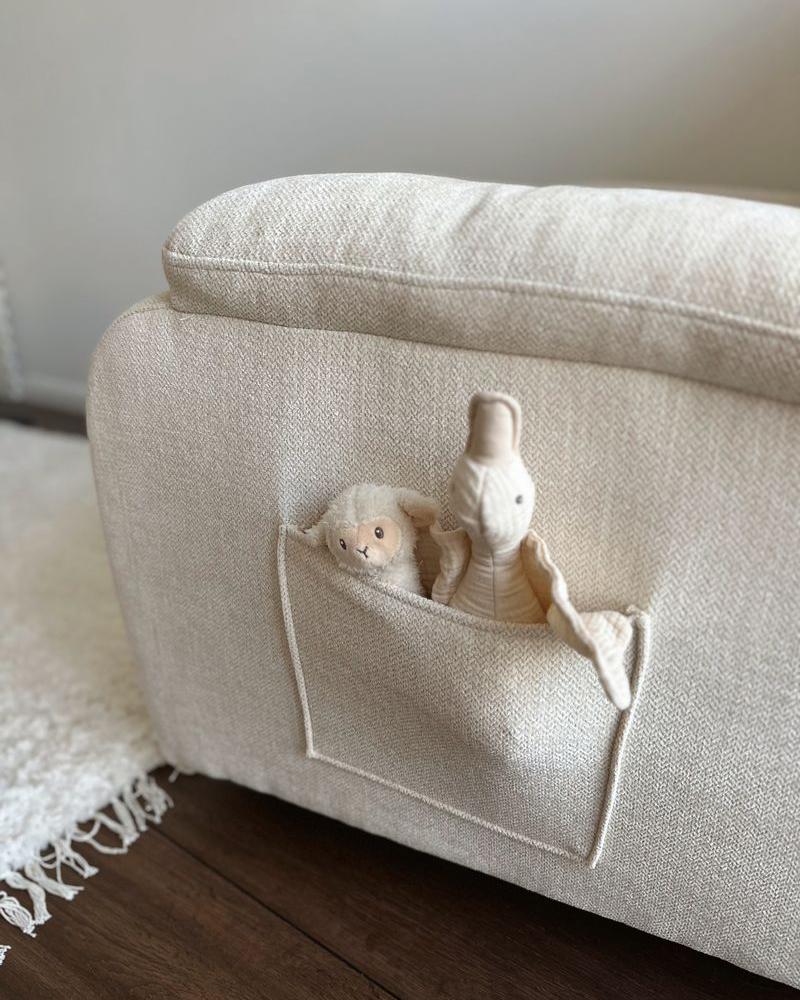 Elektrische relaxfauteuil RISE inclusief voetensteun Stof Lichtbeige