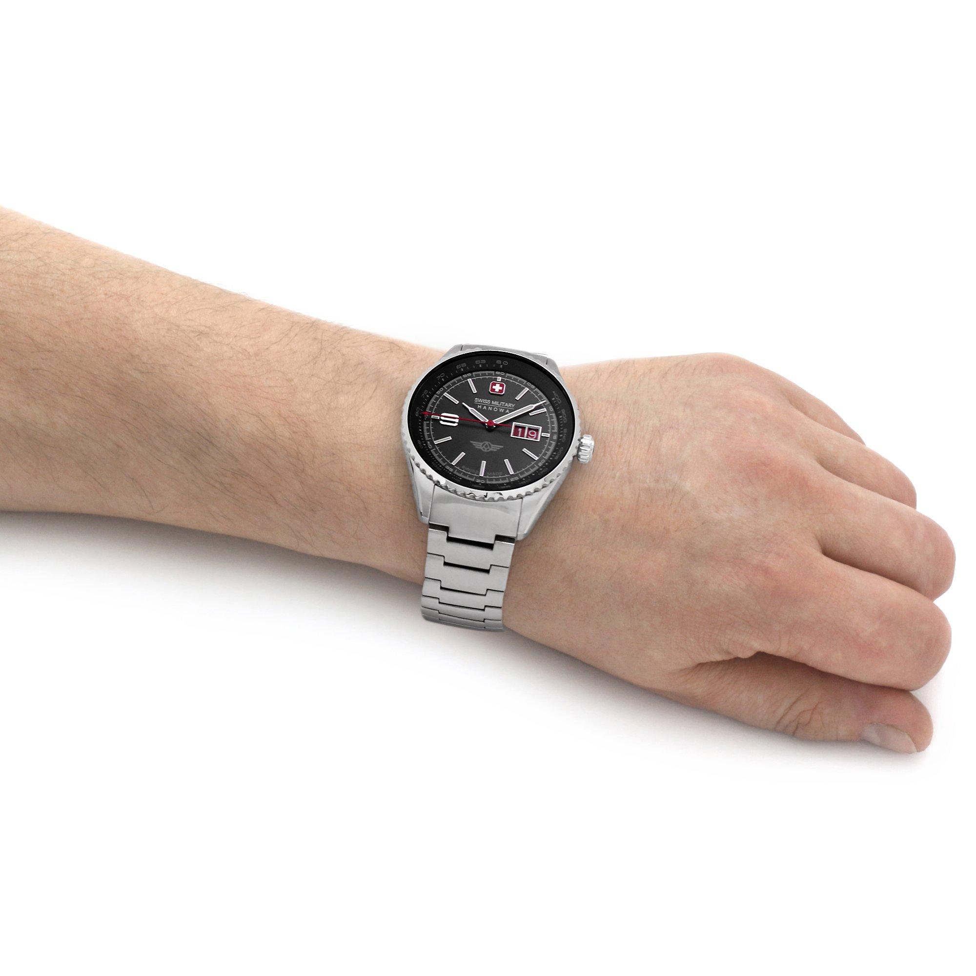 Swiss Military Hanowa Afterburn Stainless Steel Sports Analogue Quartz Watch