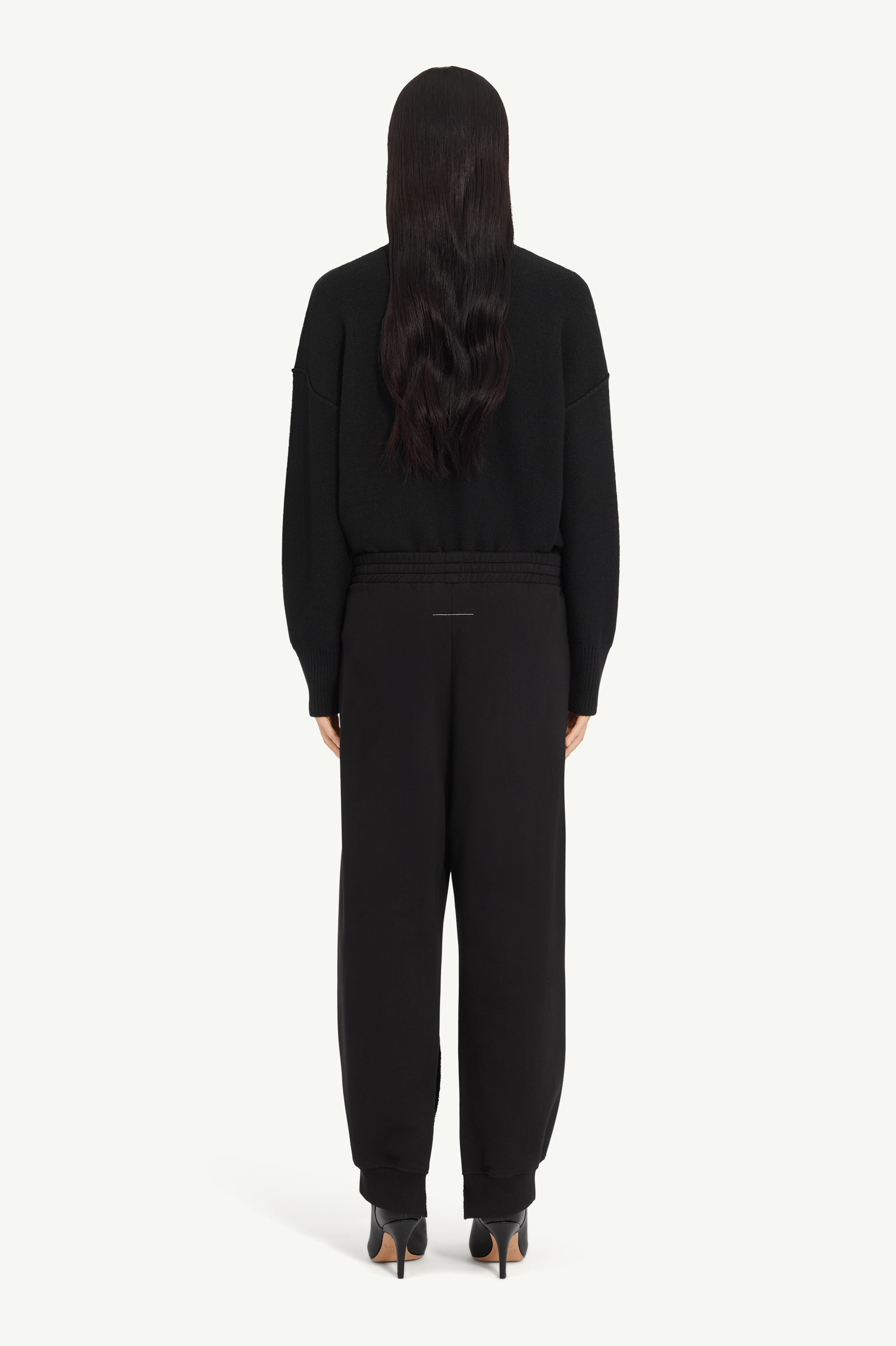 Pantalon de survêtement en coton pour femme | MM6
