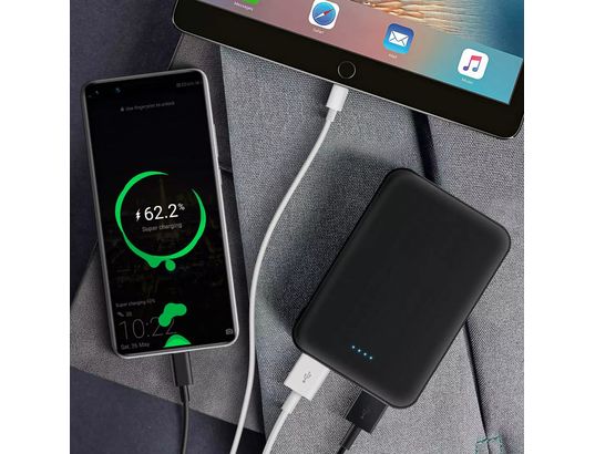 AKASHI - Batterie externe Power Bank 18W 10000mAh Black - ALTPB10COMPBL