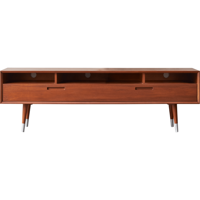 Meuble TV Magda 50's en acajou L 180 cm