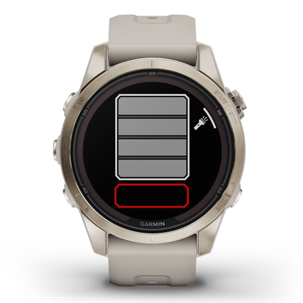 Montre cardio GPS GARMIN FENIX 7S PRO SAPPHIRE SOLAR/SOFT GOLD SS LIGHT