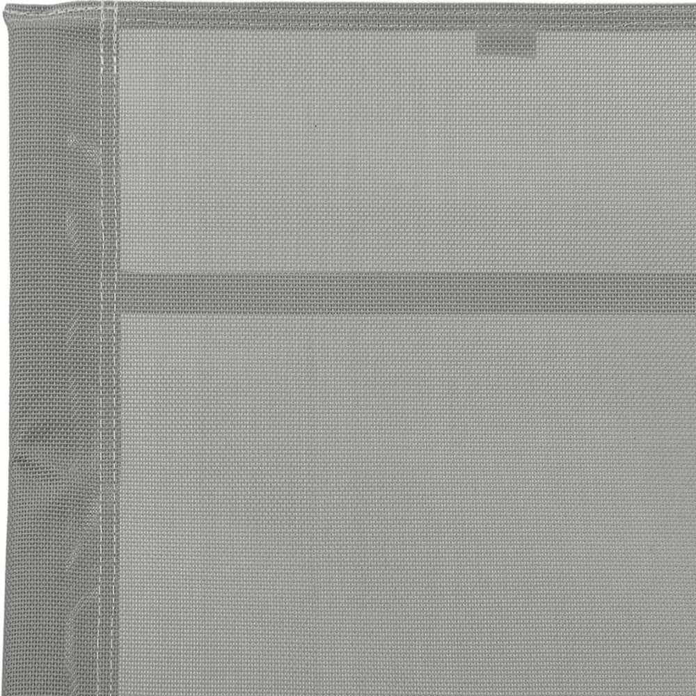 Transat chaise longue bain de soleil lit de jardin terrasse meuble d'extérieur acier et textilène gris