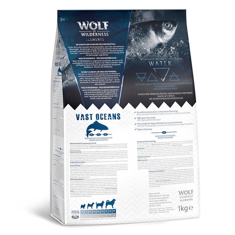 Offre d'essai mixte Wolf of Wilderness Adult Elements
