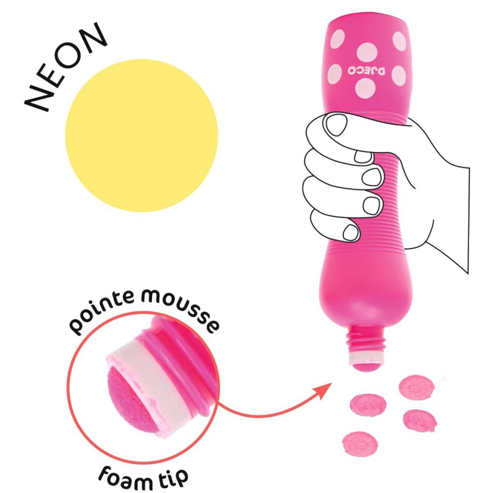Køb Djeco Skum Duppe Tusser Neon
