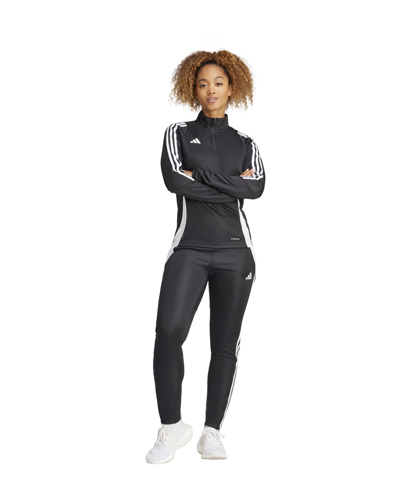 adidas Tiro 24 Trainingstop Damen Schwarz Weiss