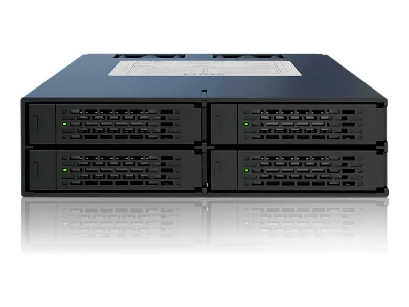 Cremax ICY Dock ToughArmor MB994SP-4SB-1 - Hus til lagringsenhed - SATA 6Gb/s - SATA 6Gb/s - mat sort