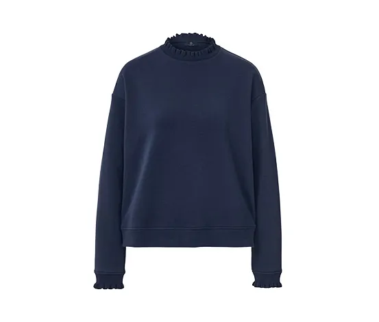 Sweatshirt mit Strickdetails