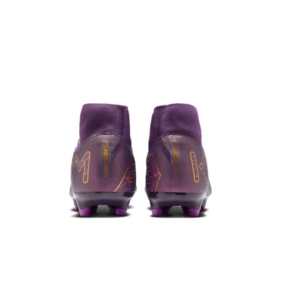 Nike Air Zoom Mercurial Superfly 10 Academy MG Mbappé Personal Edition - Violet/Blanc